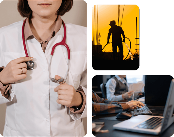 Médicos, obreiros e pessoas de home office podem contratar um seguro dit